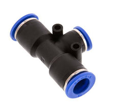 10mm x 12mm T-koppeling PA 66 Insteekfitting NBR [2 Stuks]