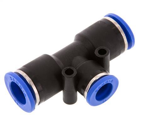 10mm x 12mm T-koppeling PA 66 Insteekfitting NBR [2 Stuks]