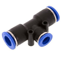 10mm x 12mm T-koppeling PA 66 Insteekfitting NBR [2 Stuks]