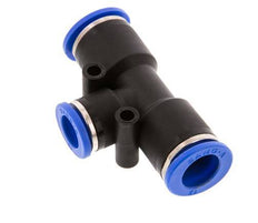 10mm x 12mm T-koppeling PA 66 Insteekfitting NBR [2 Stuks]