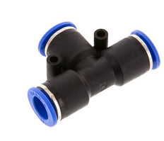 12mm T-koppeling PA 66 Insteekfitting NBR [2 Stuks]