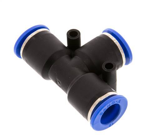 12mm T-koppeling PA 66 Insteekfitting NBR [2 Stuks]