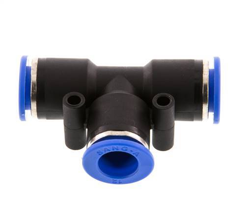 12mm T-koppeling PA 66 Insteekfitting NBR [2 Stuks]