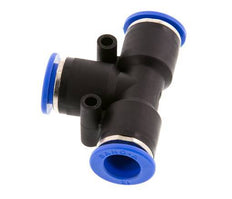 12mm T-koppeling PA 66 Insteekfitting NBR [2 Stuks]
