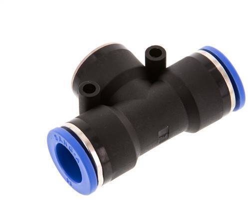 8mm x 14mm T-koppeling PA 66 Insteekfitting NBR