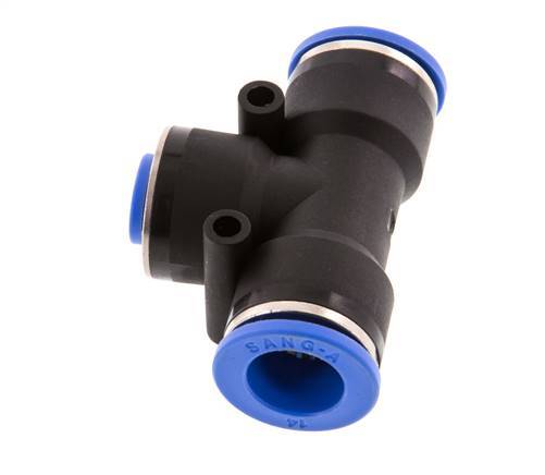 8mm x 14mm T-koppeling PA 66 Insteekfitting NBR
