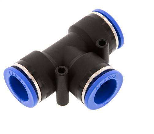 16mm T-koppeling PA 66 Insteekfitting NBR