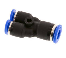 4mm x 6mm Y-koppeling PA 66 Insteekfitting NBR [2 Stuks]