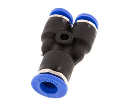 4mm x 6mm Y-koppeling PA 66 Insteekfitting NBR [2 Stuks]