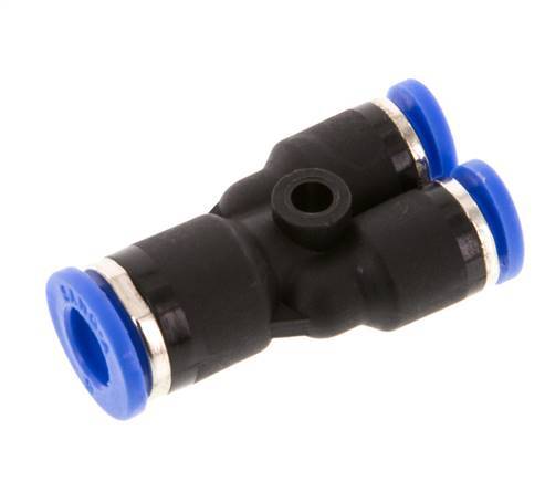 4mm x 6mm Y-koppeling PA 66 Insteekfitting NBR [2 Stuks]