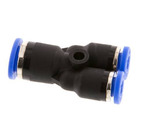 4mm x 6mm Y-koppeling PA 66 Insteekfitting NBR [2 Stuks]