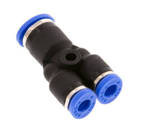 4mm x 6mm Y-koppeling PA 66 Insteekfitting NBR [2 Stuks]
