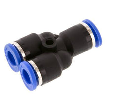 6mm Y-koppeling PA 66 Insteekfitting NBR [2 Stuks]