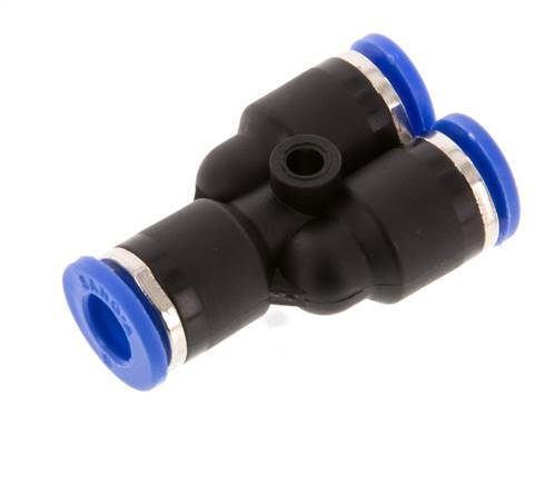 6mm Y-koppeling PA 66 Insteekfitting NBR [2 Stuks]