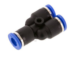 6mm Y-koppeling PA 66 Insteekfitting NBR [2 Stuks]