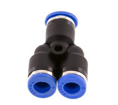 6mm Y-koppeling PA 66 Insteekfitting NBR [2 Stuks]
