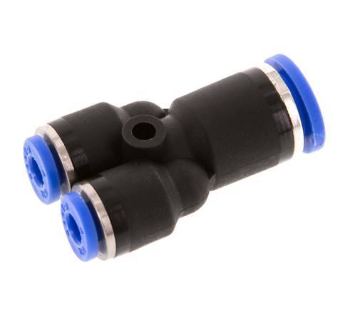 4mm x 8mm Y-koppeling PA 66 Insteekfitting NBR [2 Stuks]