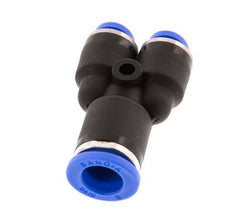 4mm x 8mm Y-koppeling PA 66 Insteekfitting NBR [2 Stuks]
