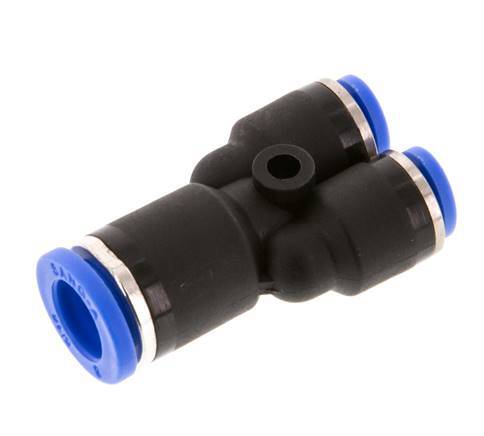 4mm x 8mm Y-koppeling PA 66 Insteekfitting NBR [2 Stuks]