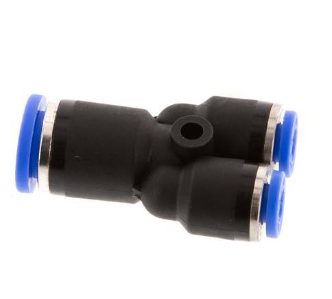 4mm x 8mm Y-koppeling PA 66 Insteekfitting NBR [2 Stuks]