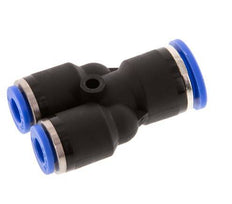 6mm x 10mm Y-koppeling PA 66 Insteekfitting NBR [2 Stuks]