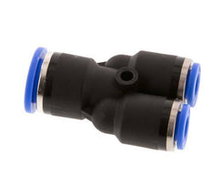 6mm x 10mm Y-koppeling PA 66 Insteekfitting NBR [2 Stuks]