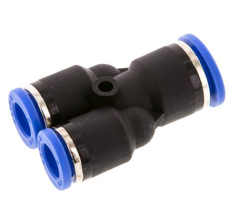 8mm x 10mm Y-koppeling PA 66 Insteekfitting NBR [2 Stuks]