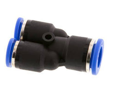 8mm x 10mm Y-koppeling PA 66 Insteekfitting NBR [2 Stuks]