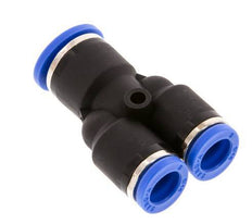 8mm x 10mm Y-koppeling PA 66 Insteekfitting NBR [2 Stuks]