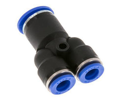 8mm x 12mm Y-koppeling PA 66 Insteekfitting NBR