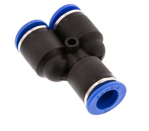 12mm Y-koppeling PA 66 Insteekfitting NBR