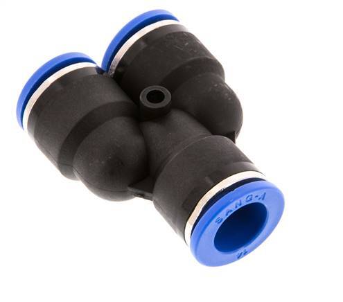 14mm Y-koppeling PA 66 Insteekfitting NBR