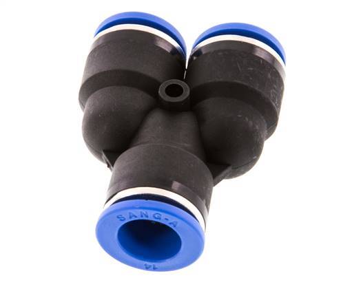 14mm Y-koppeling PA 66 Insteekfitting NBR