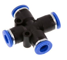 6mm Cross PA 66 Insteekfitting NBR [2 Stuks]