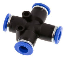 6mm Cross PA 66 Insteekfitting NBR [2 Stuks]