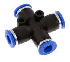 6mm Cross PA 66 Insteekfitting NBR [2 Stuks]