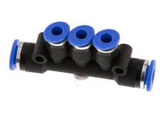 4mm x 6mm 3-way Manifold Messing/PA 66 Insteekfitting NBR [2 Stuks]