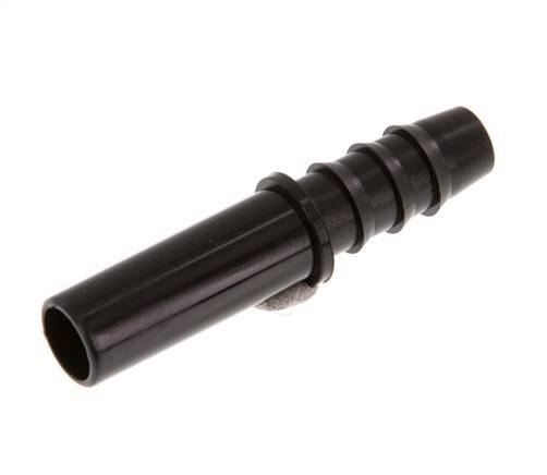 10mm x 8mm Plug-in Fitting with Hose Pillar PA 66 NBR [2 Pieces]