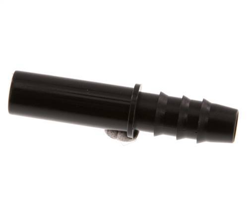 10mm x 8mm Plug-in Fitting with Hose Pillar PA 66 NBR [2 Pieces]