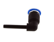 3mm x 3mm 90 graden L-verbinding PA 66 Insteekfitting Plug NBR [5 Stuks]