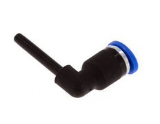 3mm x 3mm 90 graden L-verbinding PA 66 Insteekfitting Plug NBR [5 Stuks]