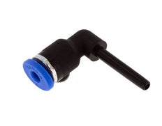 3mm x 3mm 90 graden L-verbinding PA 66 Insteekfitting Plug NBR [5 Stuks]