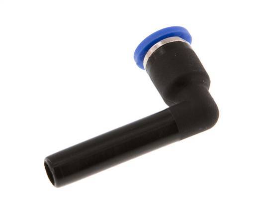 4mm x 6mm 90 graden L-verbinding PA 66 Insteekfitting Plug NBR [2 Stuks]