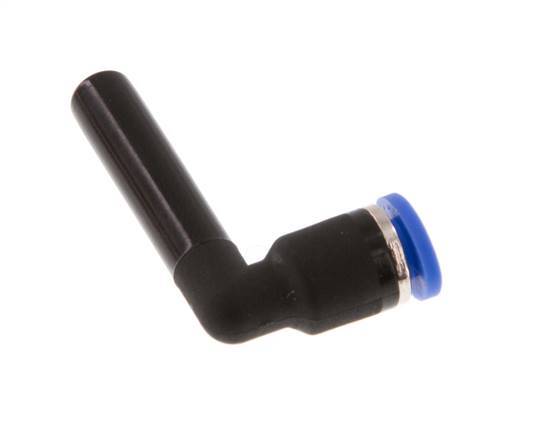 4mm x 6mm 90 graden L-verbinding PA 66 Insteekfitting Plug NBR [2 Stuks]