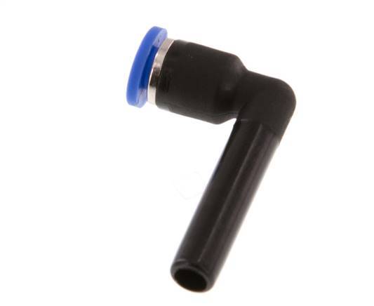 4mm x 6mm 90 graden L-verbinding PA 66 Insteekfitting Plug NBR [2 Stuks]