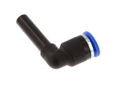 6mm x 6mm 90 graden L-verbinding PA 66 Insteekfitting Plug NBR [2 Stuks]