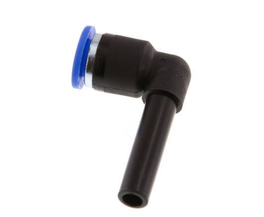 6mm x 6mm 90 graden L-verbinding PA 66 Insteekfitting Plug NBR [2 Stuks]
