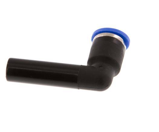 6mm x 8mm 90 graden L-verbinding PA 66 Insteekfitting Plug NBR [2 Stuks]