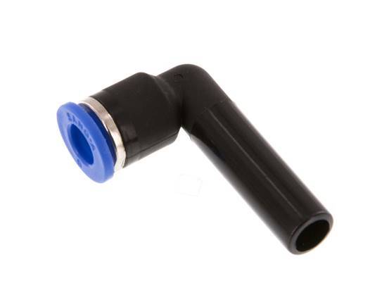 6mm x 8mm 90 graden L-verbinding PA 66 Insteekfitting Plug NBR [2 Stuks]