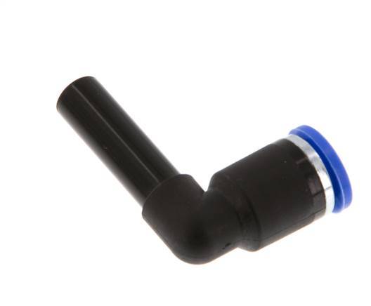 8mm x 8mm 90 graden L-verbinding PA 66 Insteekfitting Plug NBR [2 Stuks]